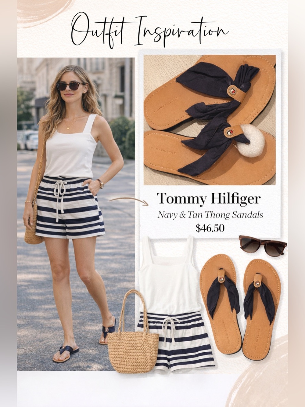 Tommy Hilfiger flip flops NEW